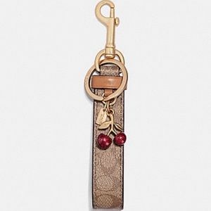 Coach Signature Charm Loop Bag charm
